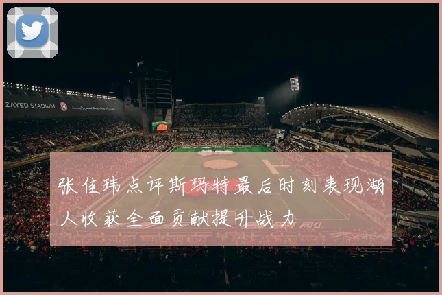 张佳玮点评斯玛特最后时刻表现湖人收获全面贡献提升战力